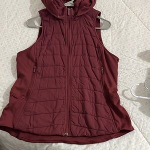 lululemon athletica Maroon Hooded Vest